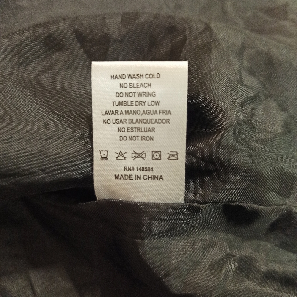 Topo, Designs 3X Black Ripstop Nylon Full Zip Jacket Field Hiking - Picture 11 of 16